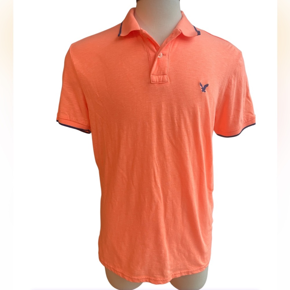 American Eagle Outfitters Men’s Slim Fit Polo Shirt Size: Large